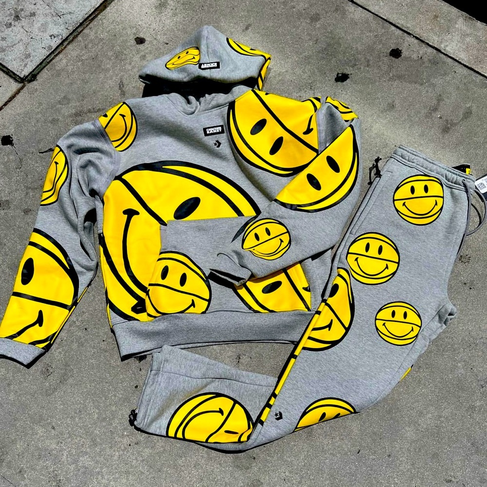 Gray Chinatown market sweatsuit